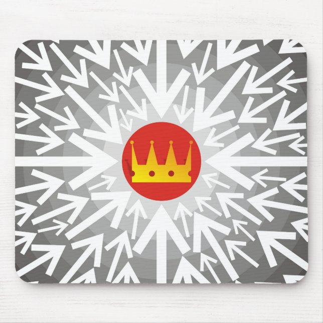 Golden crown mouse mat (Front)