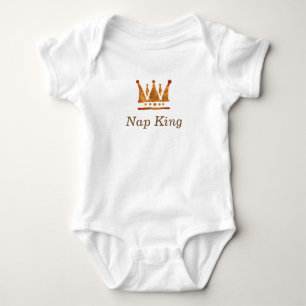 Golden crown, Nap King  Baby Jersey Bodysuit