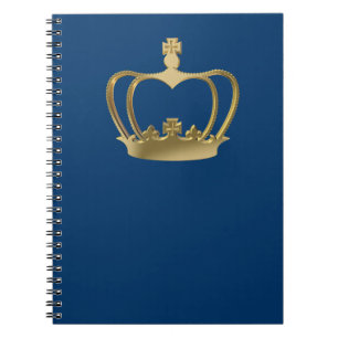 Golden crown notebook