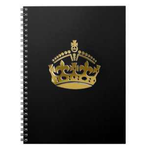 Golden crown notebook