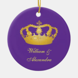 Golden Crown Ornament II