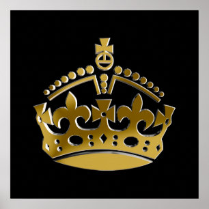 Golden crown poster