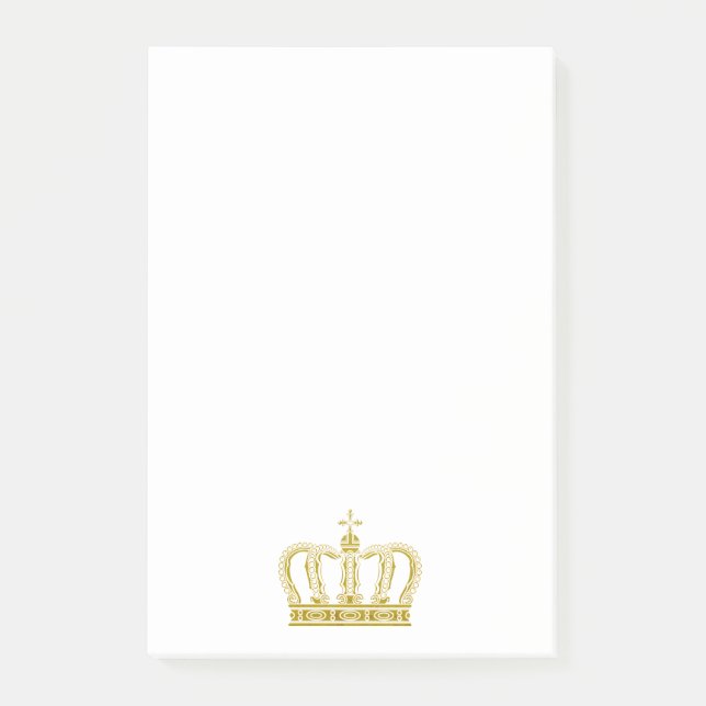 Golden Crown + your ideas Post-it Notes (Front)