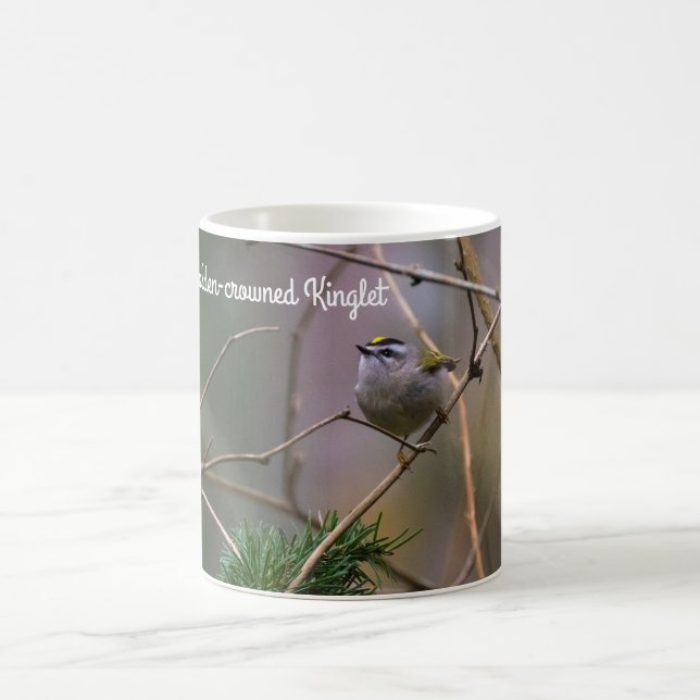 Golden-Crowned Kinglet Coffee Mug (Center)