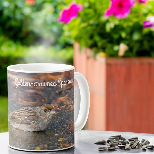 Golden crowned Sparrow Coffee Mug (Creator Uploaded)