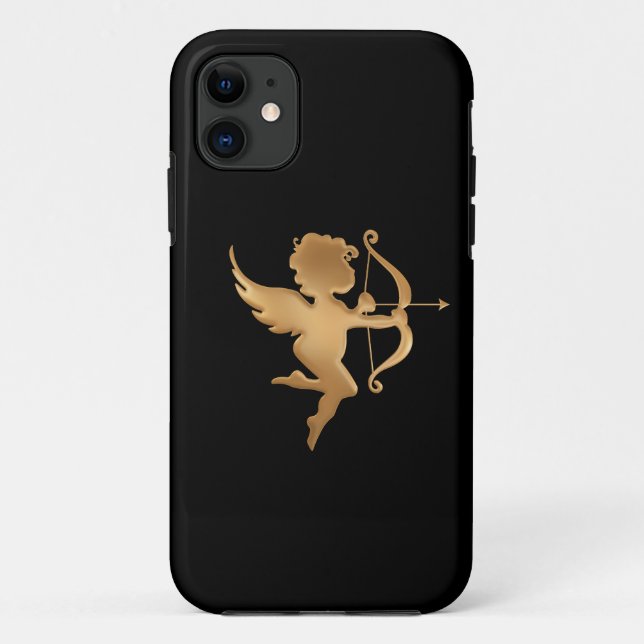 Golden Cupid Case-Mate iPhone Case (Back)