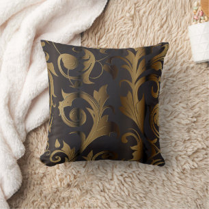 Golden Curtains 3 Cushion