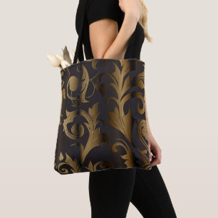 Golden Curtains 3 Tote Bag