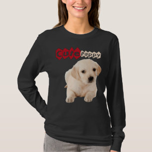 Golden Cute Labrador Retriever Puppy T-Shirt
