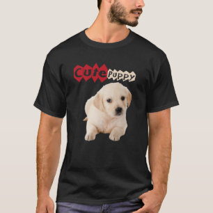 Golden Cute Labrador retriever puppy T-Shirt
