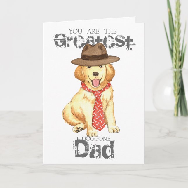 Golden Dad Card (Front)
