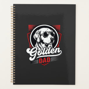 Golden Dad Golden Retriever Sunglasses Design Planner