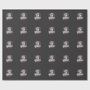 Golden Dad Golden Retriever Sunglasses Design Wrapping Paper