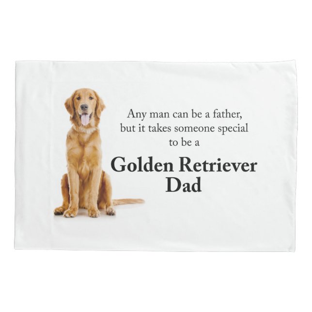 Golden Dad Pillowcase (Back)