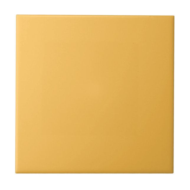 Golden Daffodil Yellow, Bright Solid Colour Tile (Front)