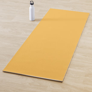 Golden Daffodil Yellow, Bright Solid Colour Yoga Mat