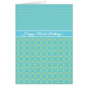 Golden Daffodils, March Birth Month Flower Card