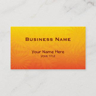 golden daisies2 ~ bc business card