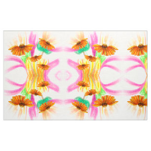 Golden Daisy Dance Fabric