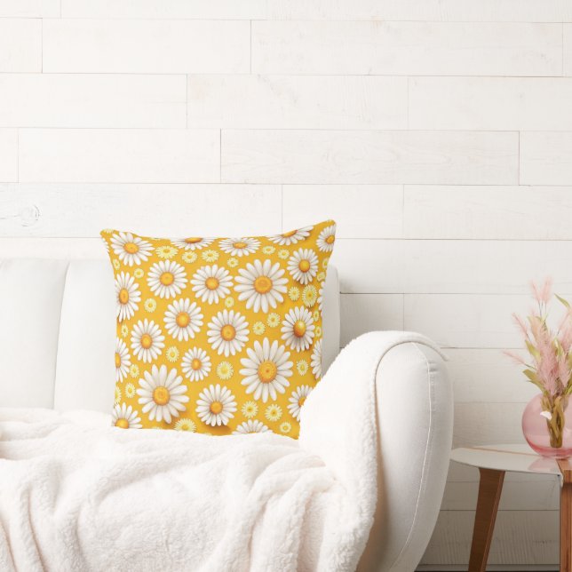 Golden Daisy Garden Cushion (Couch)