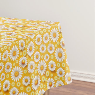 Golden Daisy Garden Tablecloth