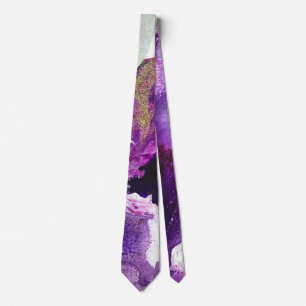 Golden Dance Print Tie