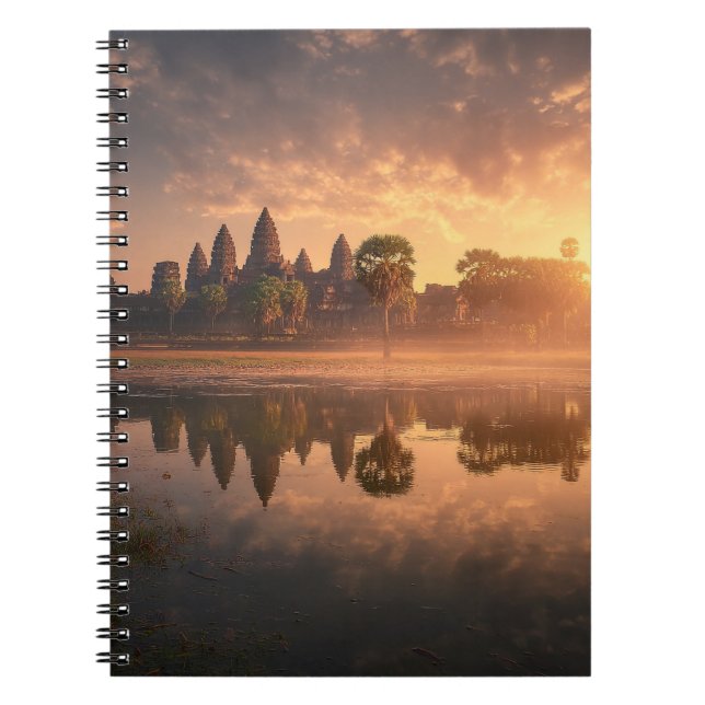 Golden Dawn Angkor Wat Notebook (Front)