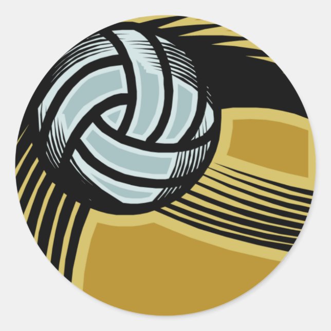 Golden Days - Classic Round Sticker (Front)