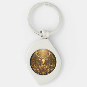 Golden Deer Emblem Key Ring