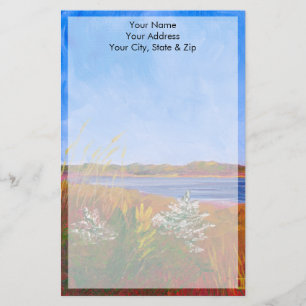 Golden Delaware River Stationery
