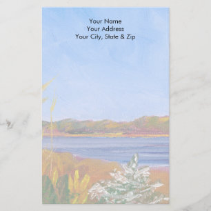 Golden Delaware River Stationery