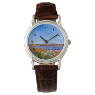 Golden Delaware River Wrist Watch