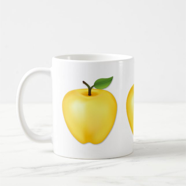 Golden Delicious Apple  Coffee Mug (Left)