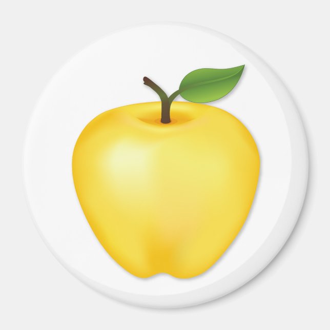 Golden Delicious Apple Magnet (Front)