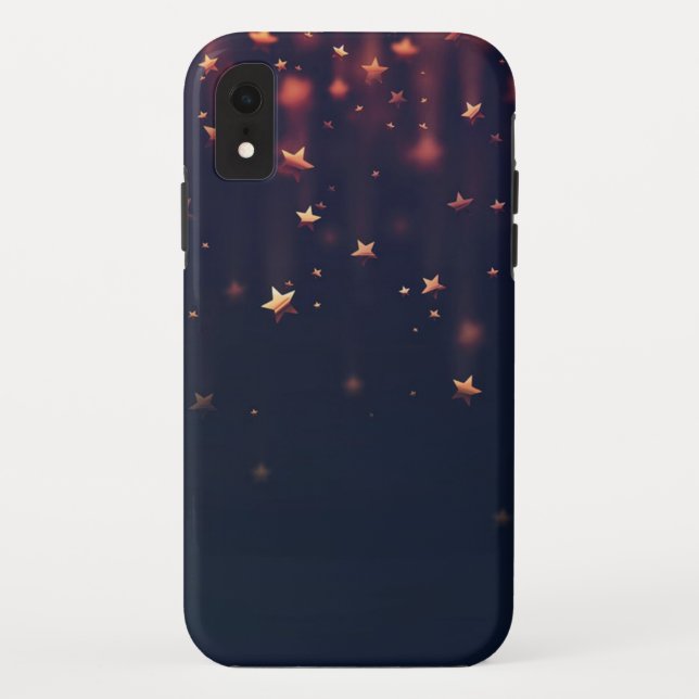 Golden delicious Falling Stars Case-Mate iPhone Case (Back)