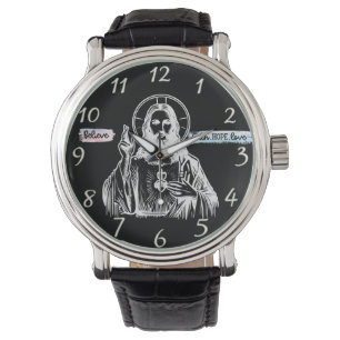Golden Depiction of Jesus in Religious Art Watch