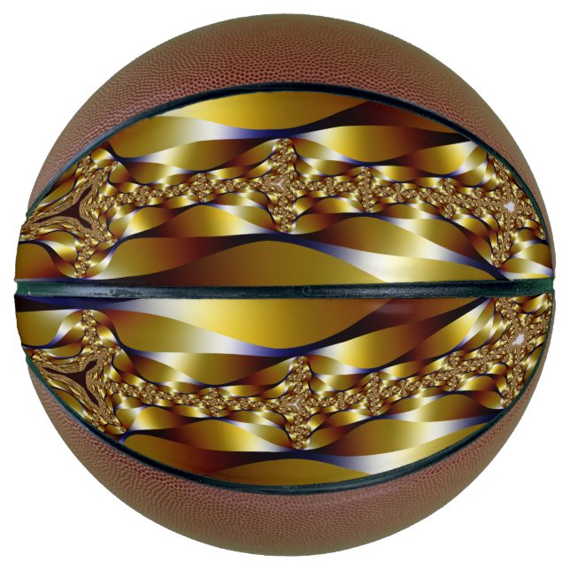 Golden design on basketball (Front)