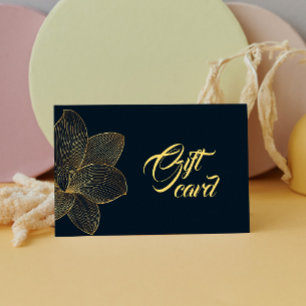 Golden Details Aesthetician Certificate Gift Card