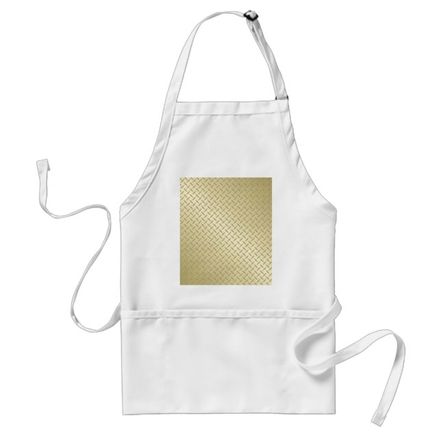 Golden Diamond Plate Standard Apron (Front)