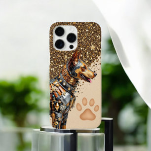 Golden Doberman Glam  iPhone 16 Pro Max Case