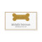 Golden Dog Bone Business Card Design
