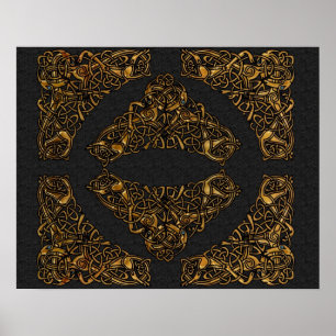 Golden Dogs Print
