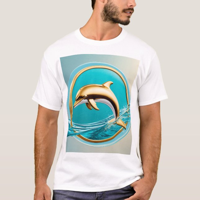 Golden Dolphin Dive T-Shirt (Front)