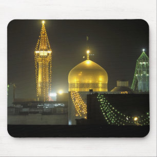 Golden dome of the Imam Reza Shrine Complex at Mouse Mat