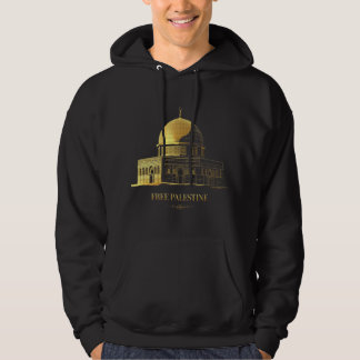 Golden Dome of the Rock T-Shirt – Elegant Black &  Hoodie