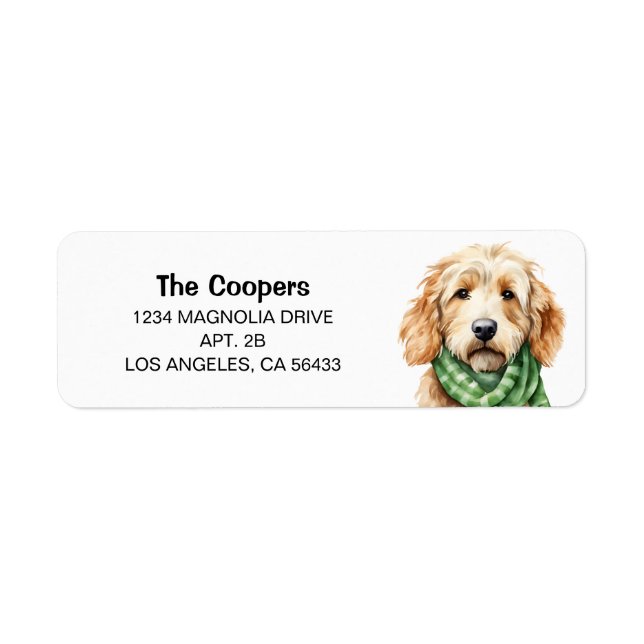 Golden Doodle Address (Front)