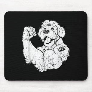 Golden Doodle Biceps Tattoo Dog Breed - Pet I Love Mouse Mat
