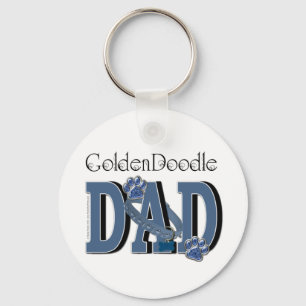 Golden Doodle DAD Key Ring