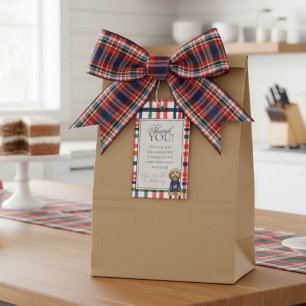 Golden Doodle Dog First Birthday Vintage Americana Gift Tags