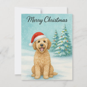 Golden Doodle Holiday Card